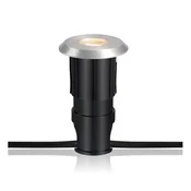 Markslöjd 107716 - LED spoljašnja ugradna svetiljka GARDEN24 0,8W/24V IP44 crna/mat hrom