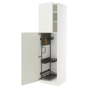 METOD Visoki element-ostava, bela/Veddinge bela, 60x60x220 cm