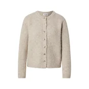 noar studios Pletena jopa BUTTONED CARDIGAN temno siva