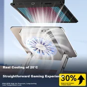 Jichuan Postolje za laptop sa ventilatorom, Srebrne boje