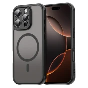 Hibridni ovitek HaloFrost II MagSafe za iPhone 16 Pro - black