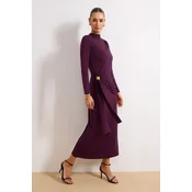 Trendyol Modest Ženska haljina Tctss26Eb00058, Ljubicasta