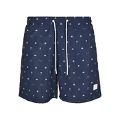Urban Classics Kratke kopalne hlače  marine / bela