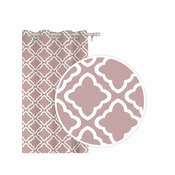SIIN zavesa Clover Belthery poder roza 140 cm x 250 cm