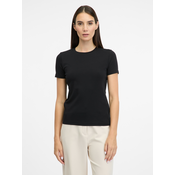 Black womens short-sleeved T-shirt ORSAY - Womens