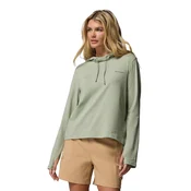 Columbia W EU SUN TREK LS HOODIE, ženski duks za planinarenje, zelena 2145261