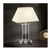Orion LA 4-1202 - Kristalna stona lampa VERONIQUE 1xE27/60W/230V krem/prozirna