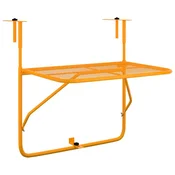 Vidaxl Balkonska mizica 60x40 cm jeklo