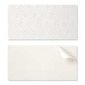 shumee Samolepilna vinilna stenska plošča 100x50 cm z geometrijskim diamantnim vzorcem