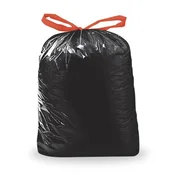 Vreča za smeti (LDPE) zložljiva črna 70 x 100 cm 120L [25 kosov]