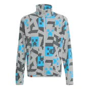 ADIDAS TERREX Funkcionalna jopa iz flisa Adidas x Minecraft voda / siva / temno siva