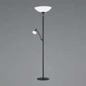 BANKAMP Opera LED-stropna svetilka, bralna svetilka, črna - Dnevna soba/jedilnica - Sodobni - črna, opalno bela - Kovina