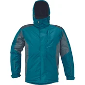 Cerva DAYBORO parka petrolej modra 4XL