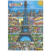 Dino EIFFELOVI TOWER CARTOON 500 Puzzle