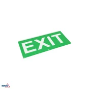 Luxmena Piktogram EXIT za zasilno svetilko 324 × 158 mm BM-S-C91-MLR-PKT-EXT