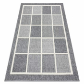 eoshop Preproga SPRING 20426332 kvadratni okvir, zanka - siva ( - Velikost: 200x290 cm)