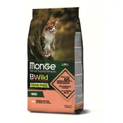 MONGE BWild hrana za macke Grain Free - losos i grašak 1.5kg