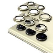 Overboard 2x aluminijasta steklena zaščita za objektiv za Samsung Galaxy S24 Ultra, , zlata