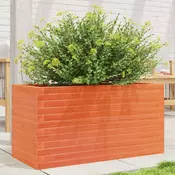 Vrtna sadilica voštano smede boje 90x40x45,5 cm od borovine