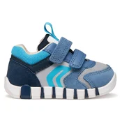 Geox čevelj nizek B3555D B IUPIDOO B. D C4S1L 02214 F dk sky/lt grey 24