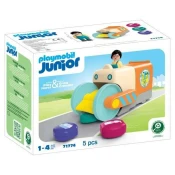 PLAYMOBIL JUNIOR: Zabavno vozilo za zbiranje odpadkov - 1 k.