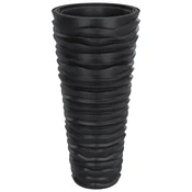 Vidaxl Korito z odstranljivo notranjostjo antracit 18/45 L PP reliefno
