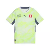 PUMA Switzerland 2026 Away Jersey Youth, Football, Sea Glass/Dark Indigo, 9-10Y