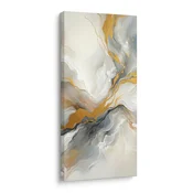 Slika abstrakten zlati marmor - 40x80