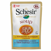 Schesir Cat Soup 6 x 85 g - Divja tuna & buča