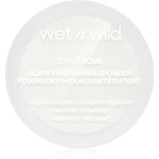 Wet n Wild Bare Focus Clarifying Finishing Powder matirajoči puder odtenek Translucent 7,8 g