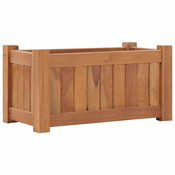 vidaXL Visoka greda 50x25x25 cm trdna tikovina
