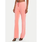 Juicy Couture Spodnji del trenirke Tina JCAPW045 Oranžna Regular Fit