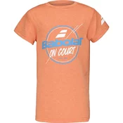 Otroška majica Babolat Exercise Graphic Tee Boy Vibrant Orange 8 - 10 let