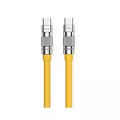 WEKOME WDC-188 Kabl 3.1 USB tip C M/M 1m, za Superbrzo punjenje 100W/480Mbps, žuti