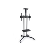 TooQ FS1470M-B talno stojalo za ploski prikazovalnik 177,8 cm (70) Talno stojalo za premične ploske prikazovalnike Črna
