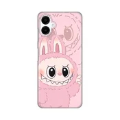 Silikonska maska za Samsung A065F Galaxy A06 Print, La Bubu, Roze