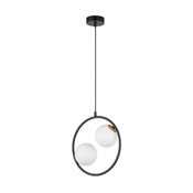 Luster na sajli AQUA 2xG9/12W/230V crna