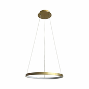 LED viseča svetilka v zlati barvi o 40 cm Lune - Candellux Lighting