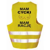 Odsevni jopič za zabavo I HAVE BOOBS IM RIGHT
