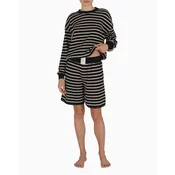 Emporio Armani za ženske. EW000385_AF10886 Waffle loungewear kratke hlače bermuda črne barve (M), Črna, Domača oblač