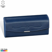 Princ Leather Futrola za naocare, Teget