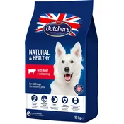 Butchers BUTCHERS Natural&Healthy z govedino - suha hrana za pse - 10 kg