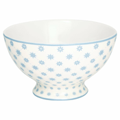 Modra porcelanasta jušna skleda Zelena vrata Laurie, o 15 cm