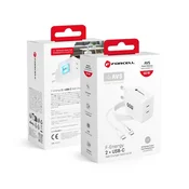 Forcell GaN III 2xType C 3.0 60W