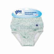XKKO Organic hlače za trening - Safari Granite Green, velikost L