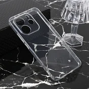 Maska za telefon silikonska Ultra Thin za Xiaomi Redmi Note 14 4G, Providna