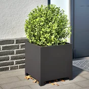 Vrtne sadilice 2 kom crne 40x40x40 cm celicne