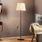 TK Lighting Stojalo Chicago z lestenom iz lanu - Dnevna soba/jedilnica - črna, naravna - Tkanine/tekstil