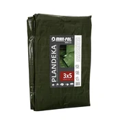 Pokrivna ponjava 3x5m, debela, zelena 65836
