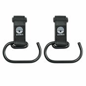 Dooky kljuke Buggy Hook LARGE 2ks Black